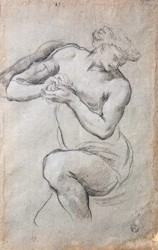 Studio di figura maschile - Gabinetto dei Disegni e Stampe, Galleria Degli Uffizi, Firenze